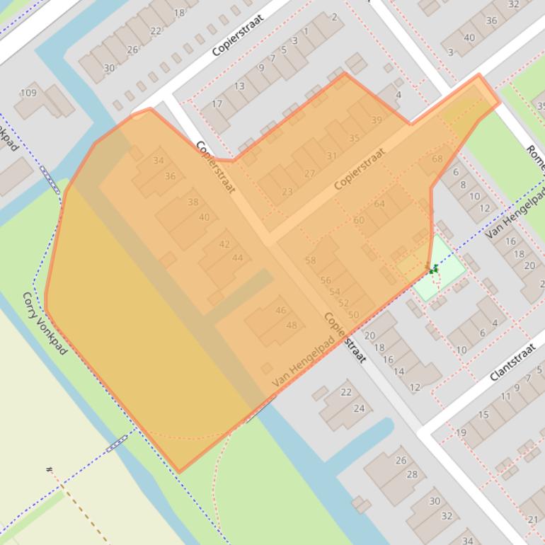 Kaart van postcodegebied 1433NT.