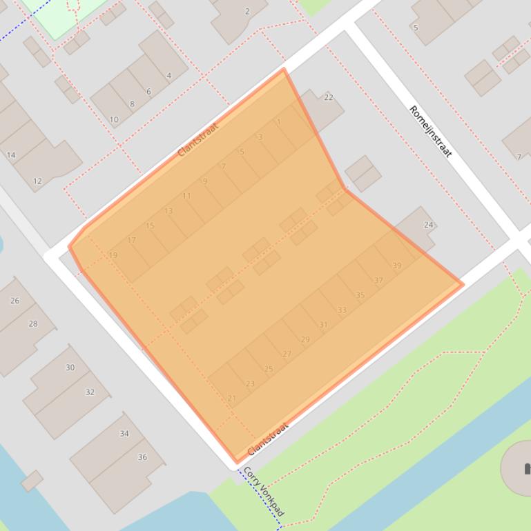 Kaart van postcodegebied 1433NW.