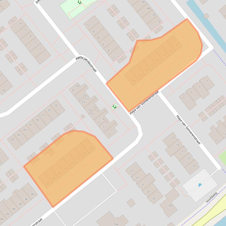 Kaart van postcodegebied 1433PB.