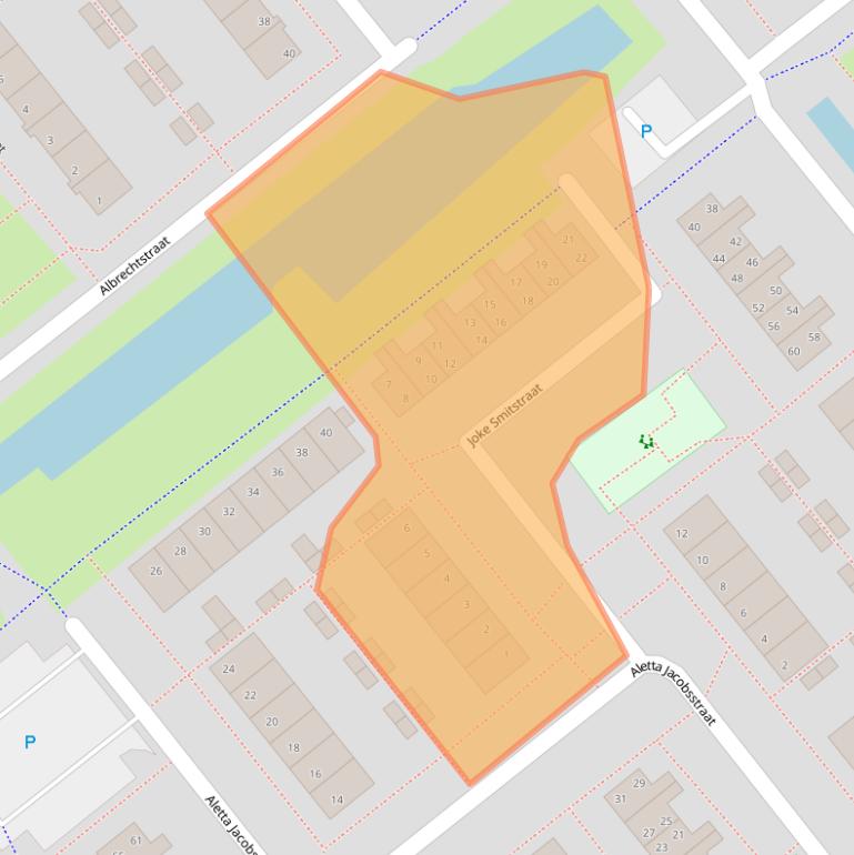 Kaart van postcodegebied 1433PC.