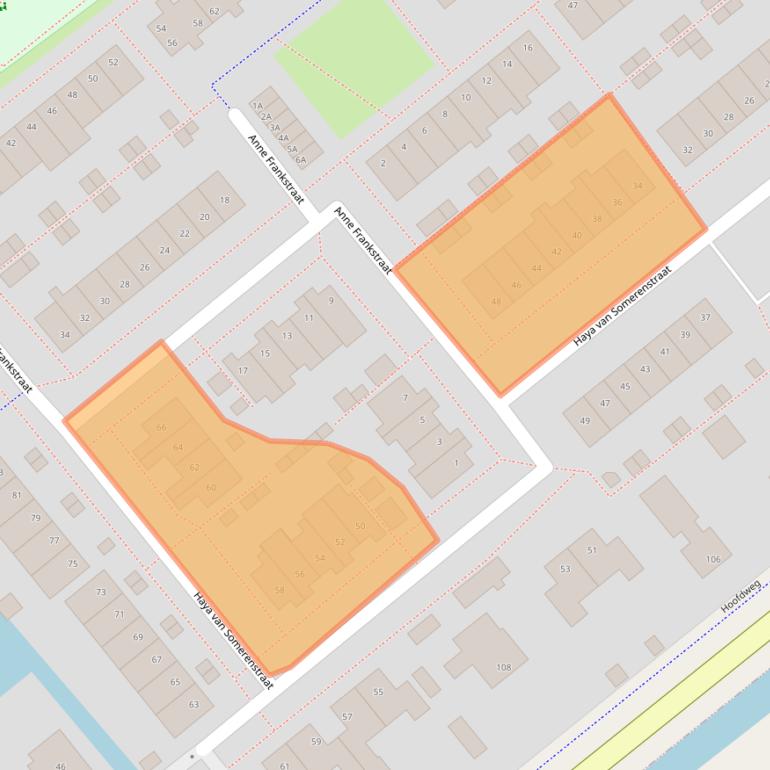 Kaart van postcodegebied 1433PH.