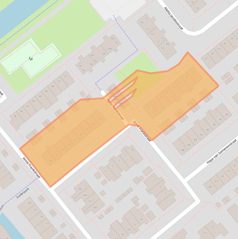 Kaart van postcodegebied 1433PL.