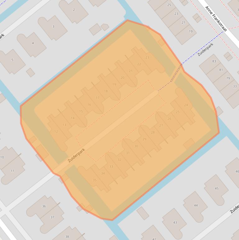 Kaart van postcodegebied 1433PR.