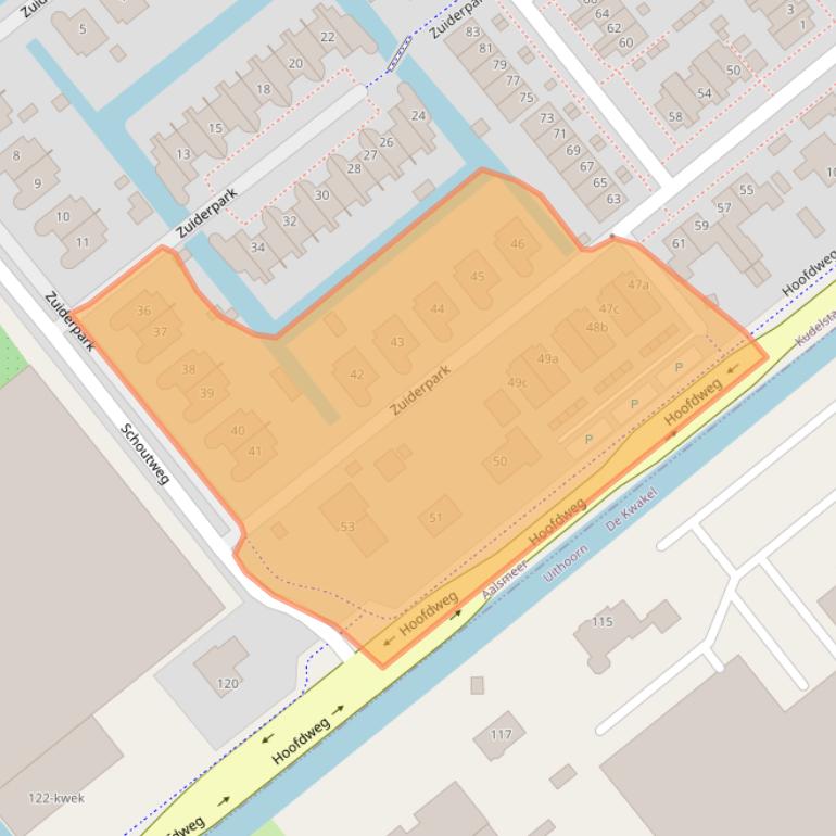 Kaart van postcodegebied 1433PS.