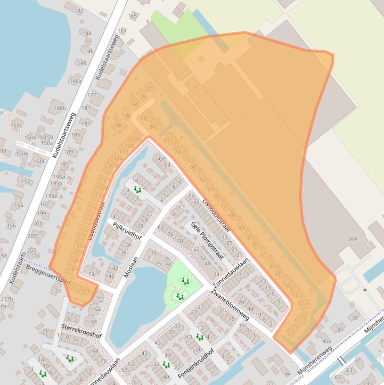 Kaart van postcodegebied 1433WH.