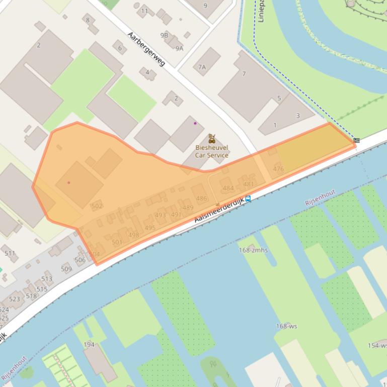 Kaart van postcodegebied 1435BN.