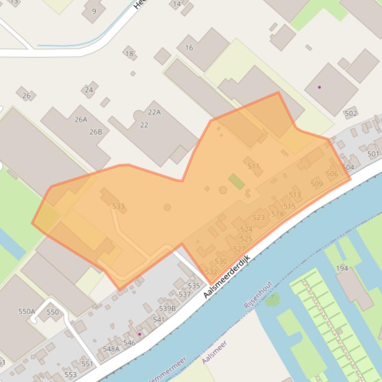 Kaart van postcodegebied 1435BP.