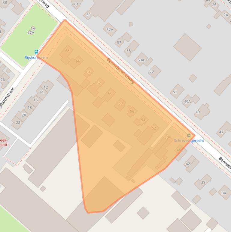 Kaart van postcodegebied 1435CL.