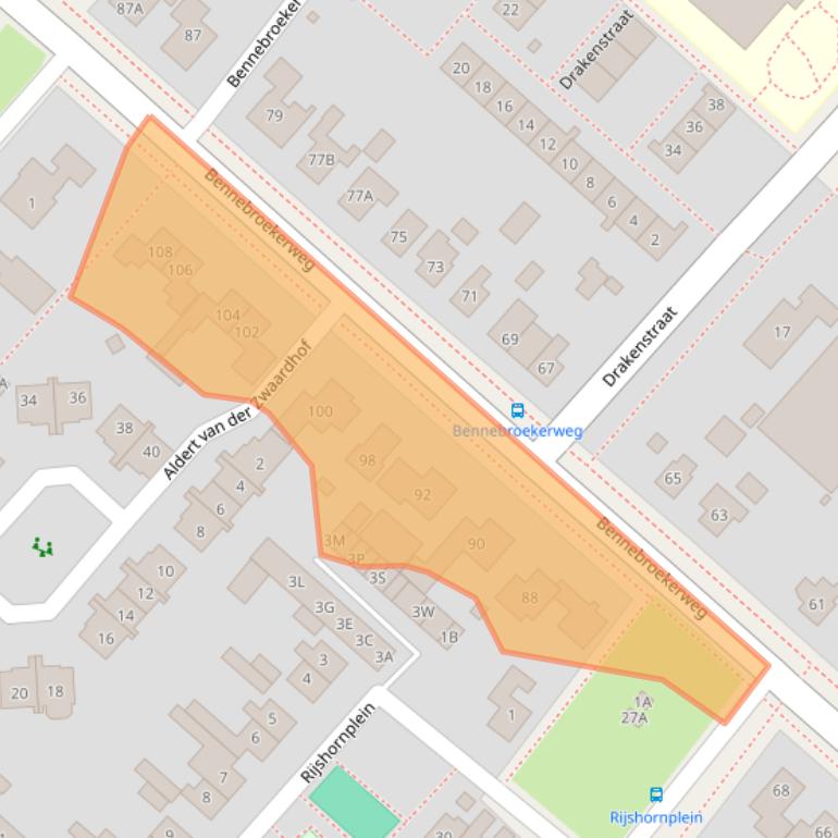 Kaart van postcodegebied 1435CN.