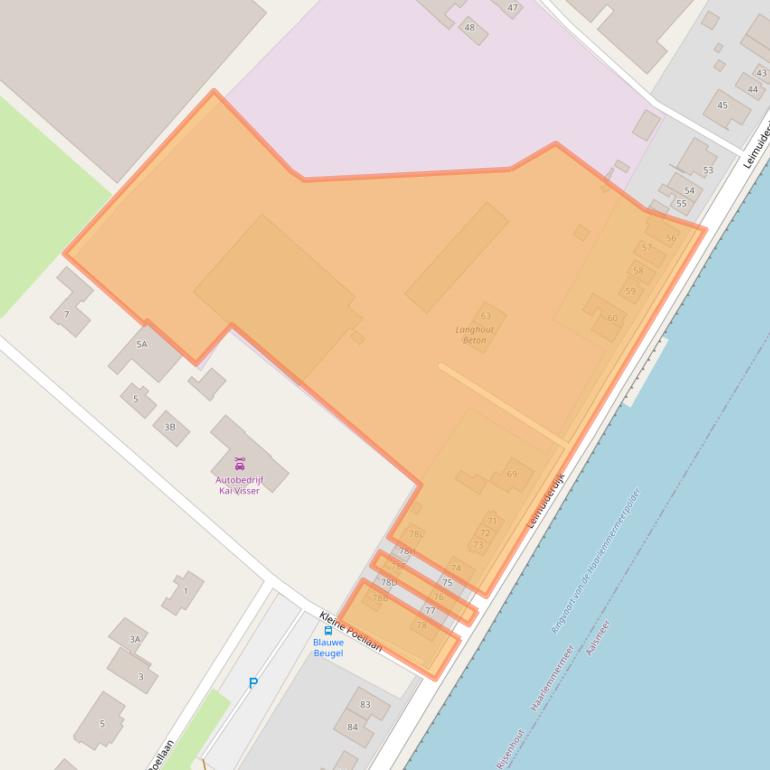 Kaart van postcodegebied 1435CT.