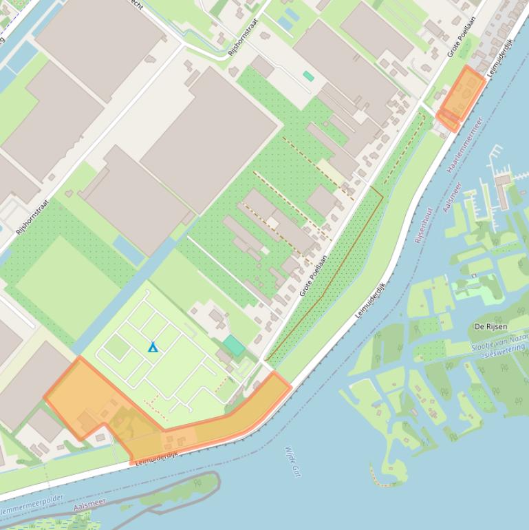 Kaart van postcodegebied 1435CX.