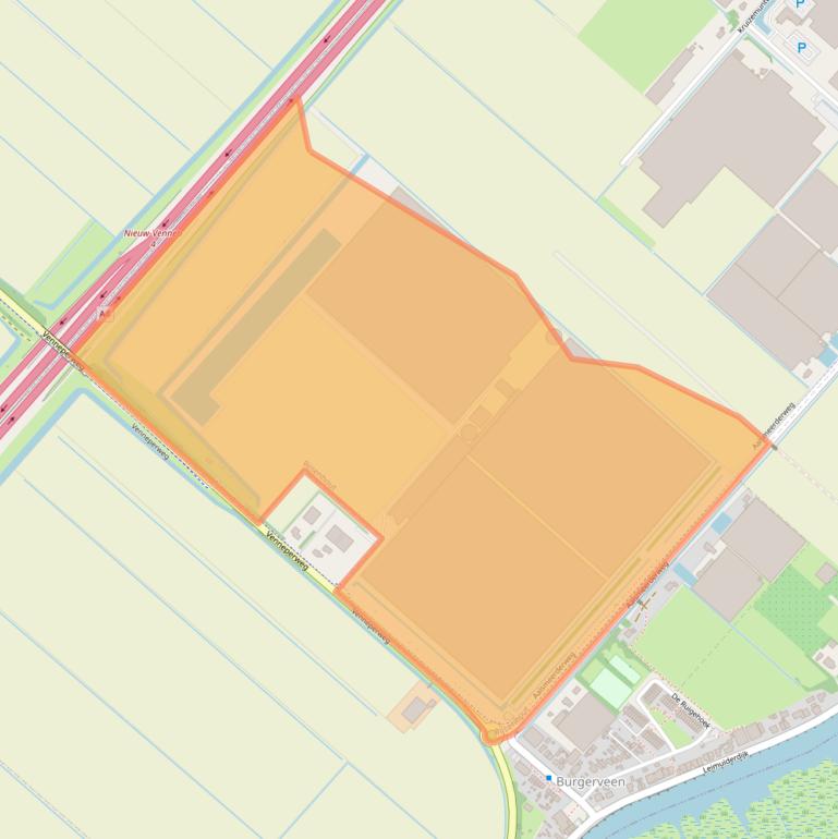 Kaart van postcodegebied 1435EZ.