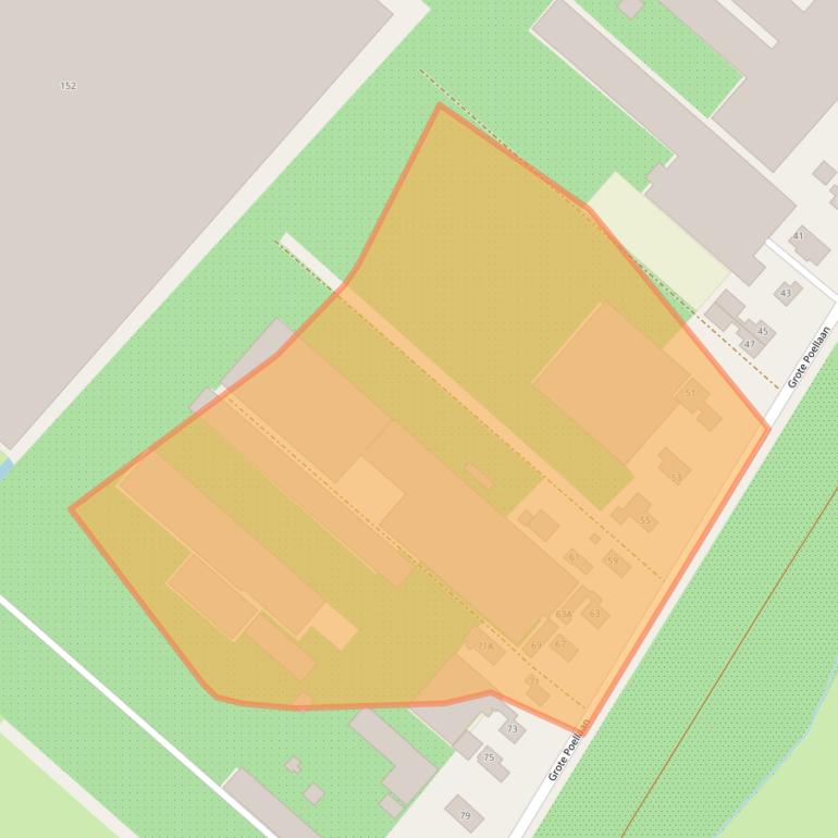 Kaart van postcodegebied 1435GC.