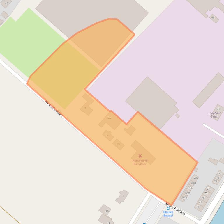 Kaart van postcodegebied 1435GK.