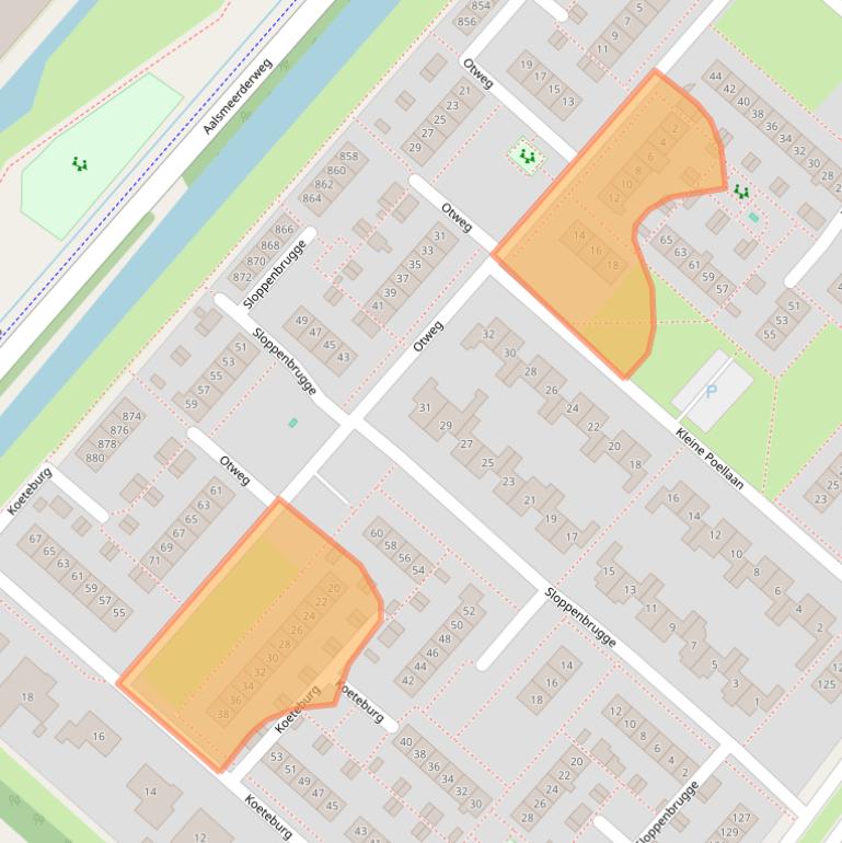 Kaart van postcodegebied 1435GT.