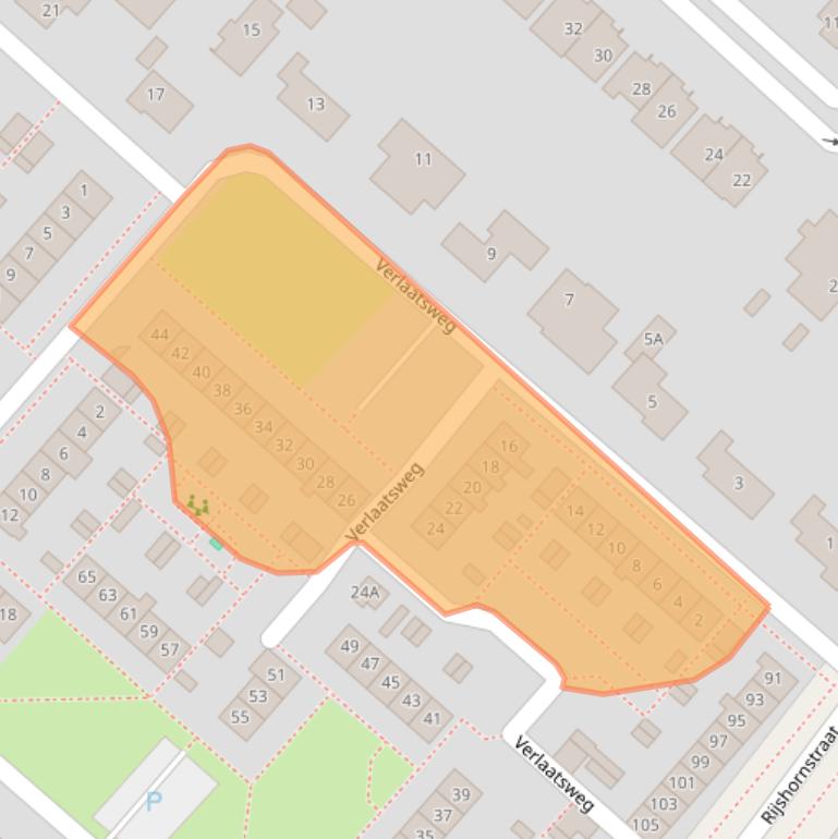 Kaart van postcodegebied 1435GW.