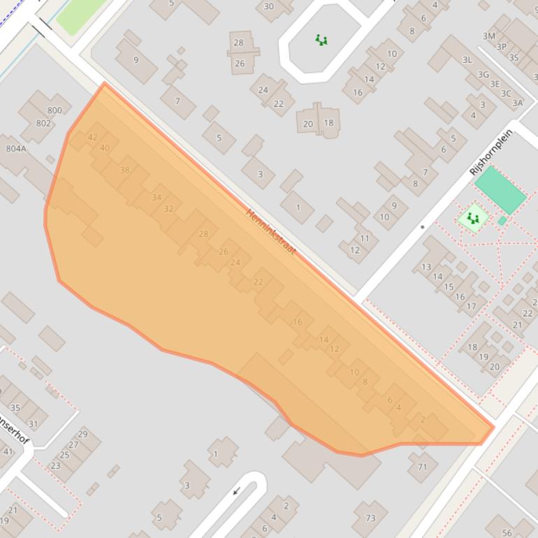 Kaart van postcodegebied 1435HM.