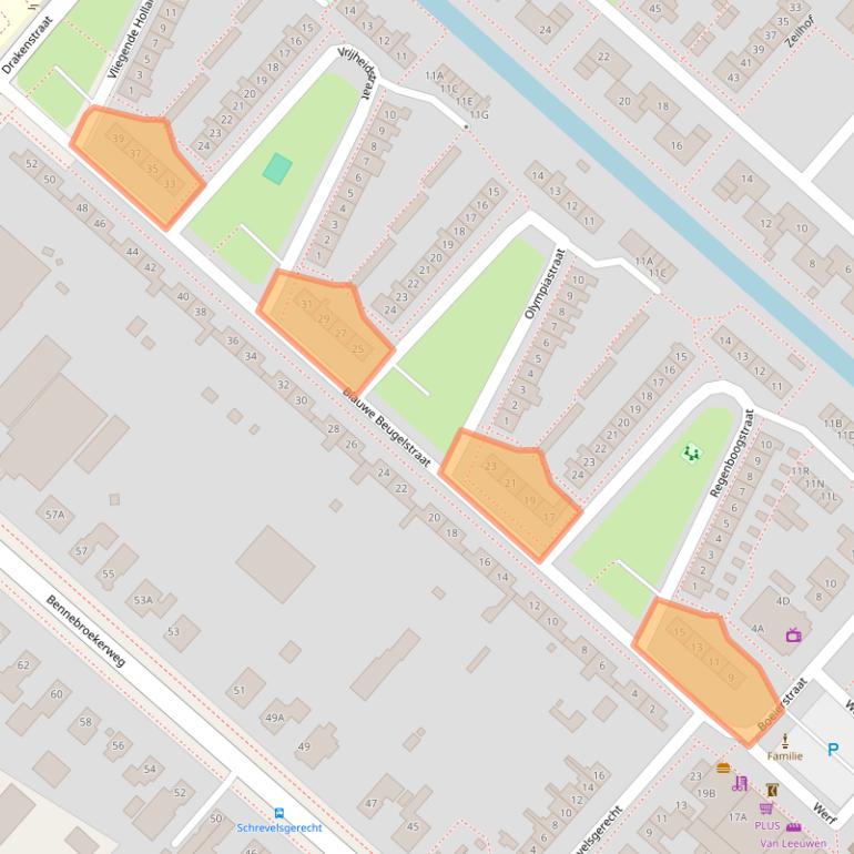 Kaart van postcodegebied 1435KE.