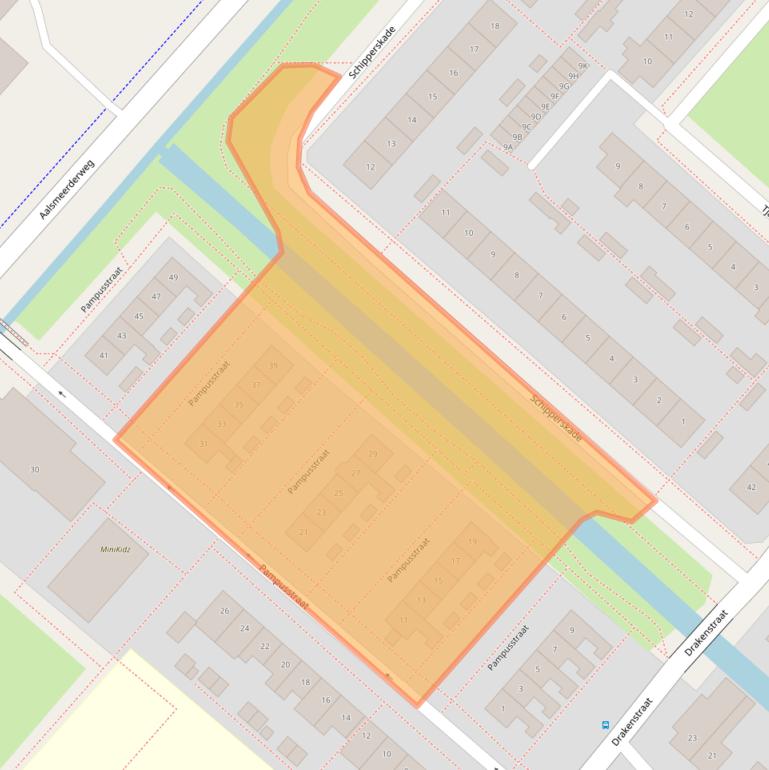 Kaart van postcodegebied 1435LG.