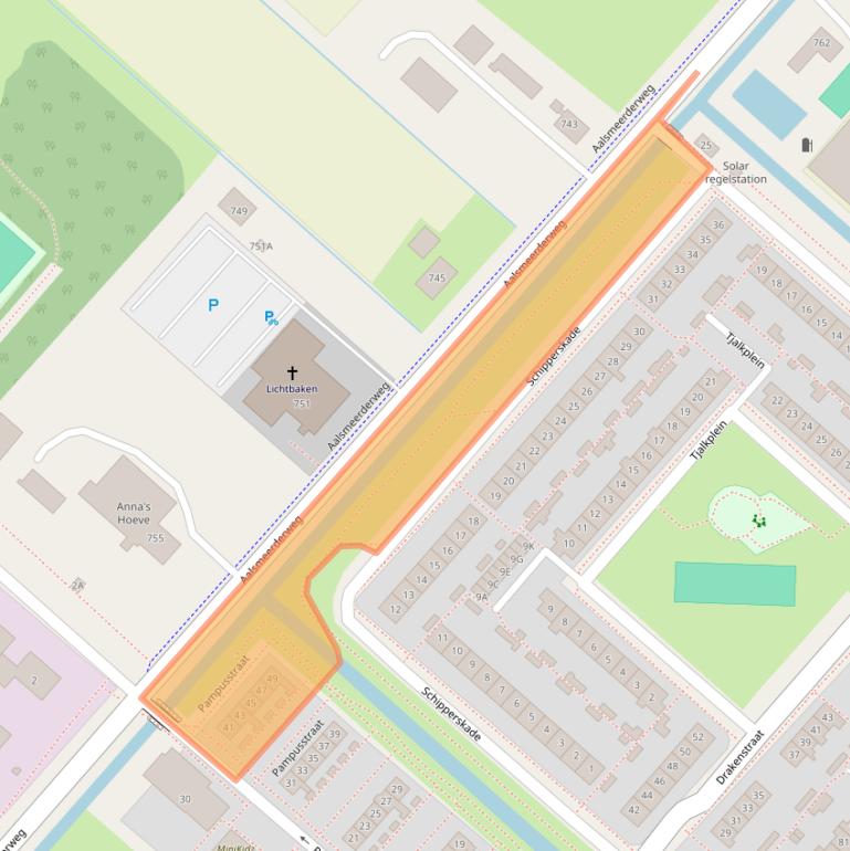 Kaart van postcodegebied 1435LH.