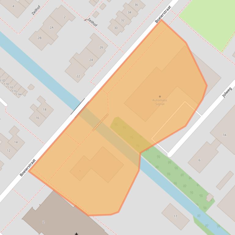 Kaart van postcodegebied 1435LK.