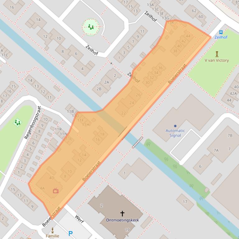 Kaart van postcodegebied 1435LL.