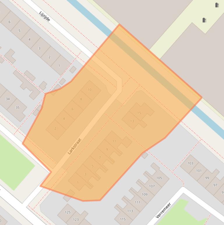 Kaart van postcodegebied 1435NC.