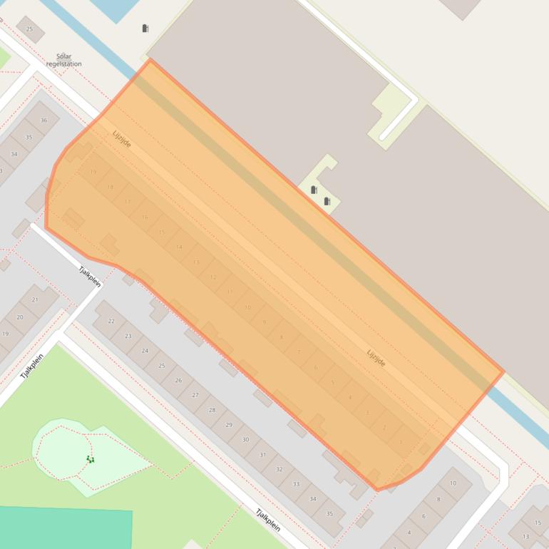 Kaart van postcodegebied 1435NK.