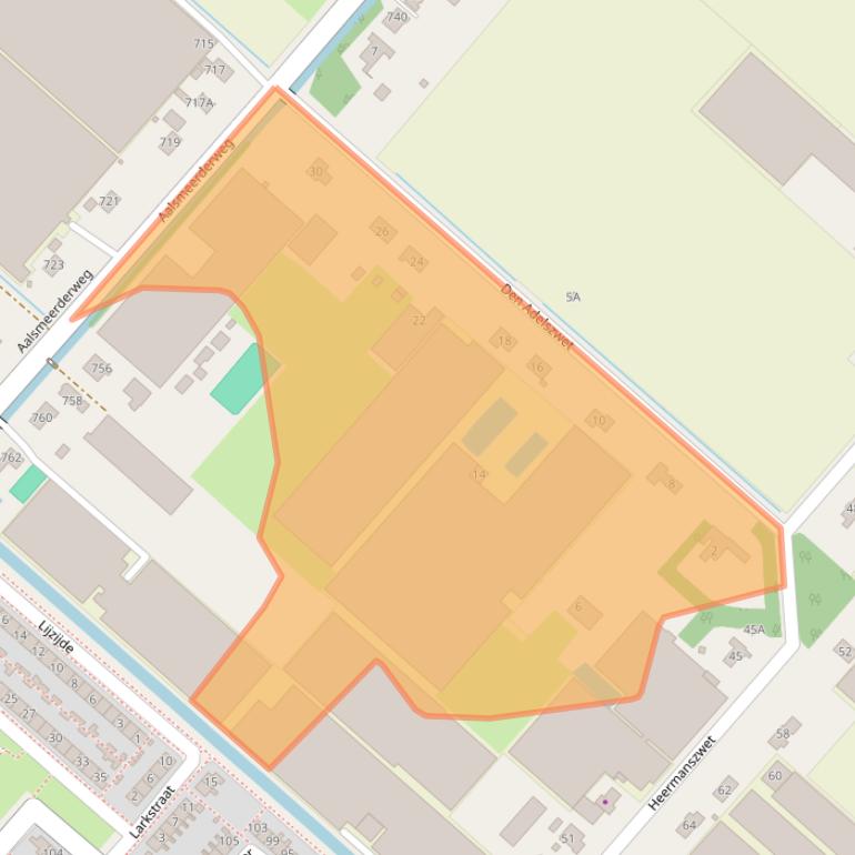 Kaart van postcodegebied 1435NN.