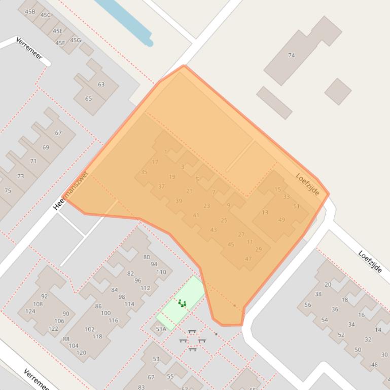 Kaart van postcodegebied 1435NT.