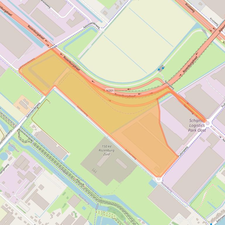 Kaart van postcodegebied 1437EK.