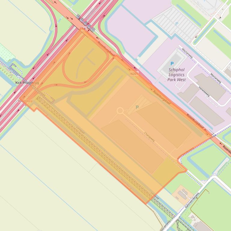 Kaart van postcodegebied 1437EP.