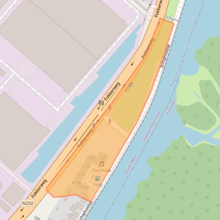 Kaart van postcodegebied 1438AC.