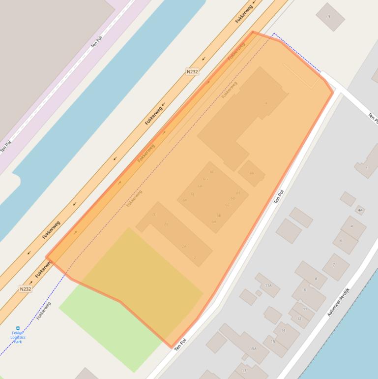 Kaart van postcodegebied 1438AH.