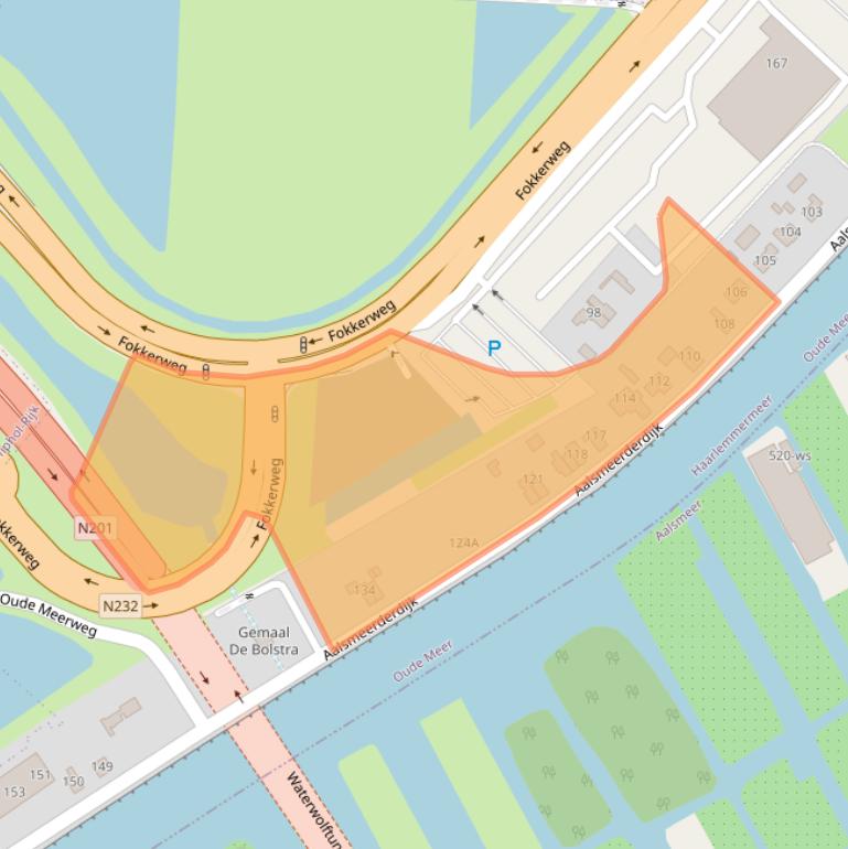 Kaart van postcodegebied 1438AV.