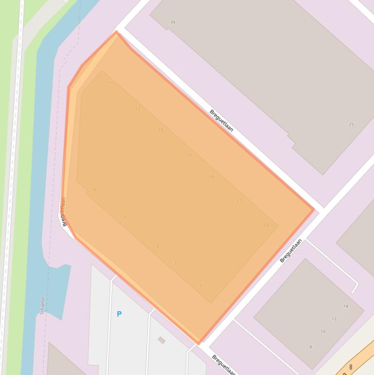 Kaart van postcodegebied 1438BA.