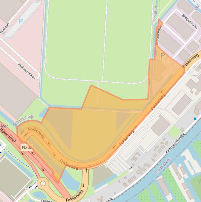 Kaart van postcodegebied 1438BB.