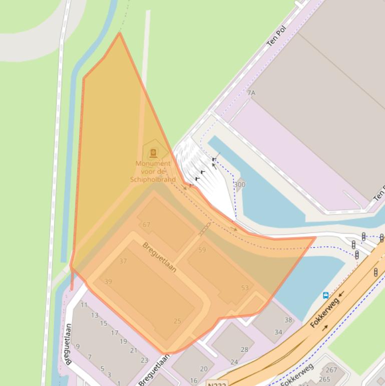 Kaart van postcodegebied 1438BD.