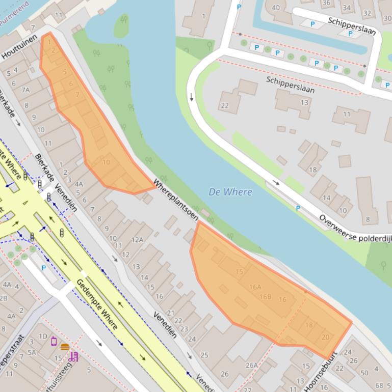 Kaart van postcodegebied 1441AB.