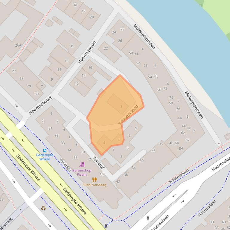 Kaart van postcodegebied 1441AC.