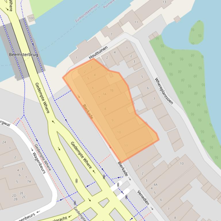 Kaart van postcodegebied 1441AH.