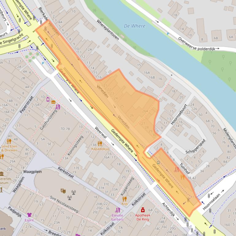 Kaart van postcodegebied 1441AK.