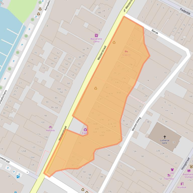 Kaart van postcodegebied 1441AR.