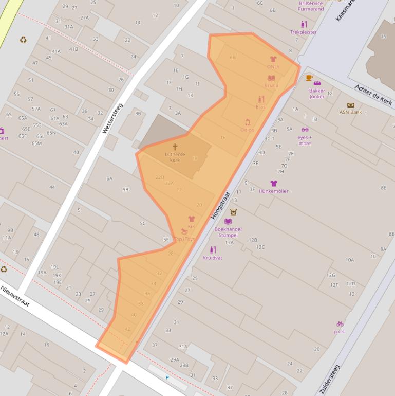 Kaart van postcodegebied 1441BC.
