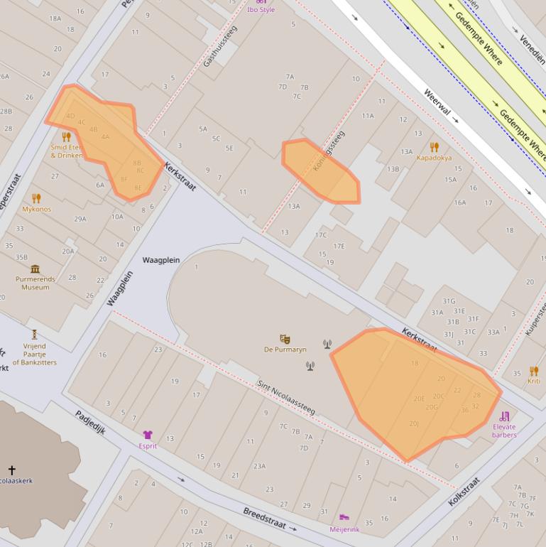 Kaart van postcodegebied 1441BM.