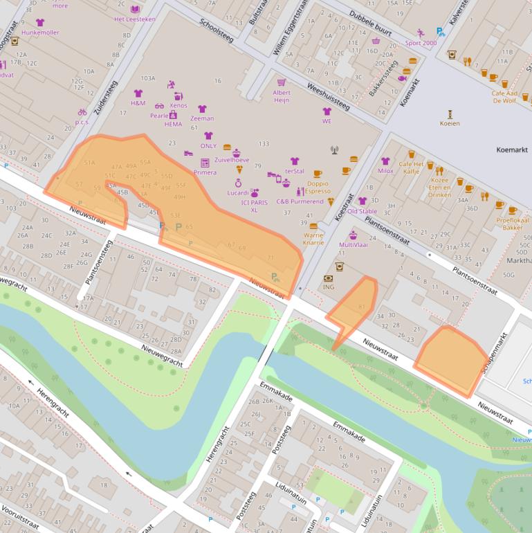 Kaart van postcodegebied 1441CL.