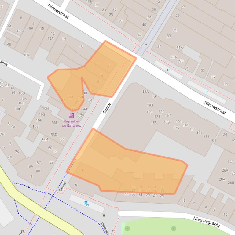 Kaart van postcodegebied 1441CP.