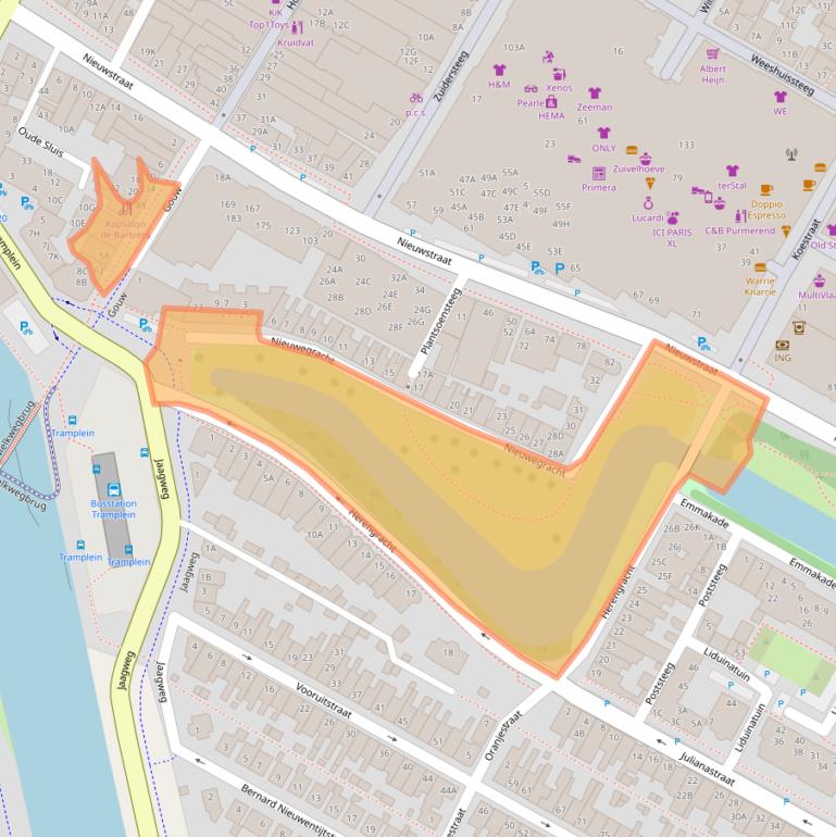Kaart van postcodegebied 1441CR.