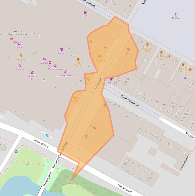 Kaart van postcodegebied 1441CV.