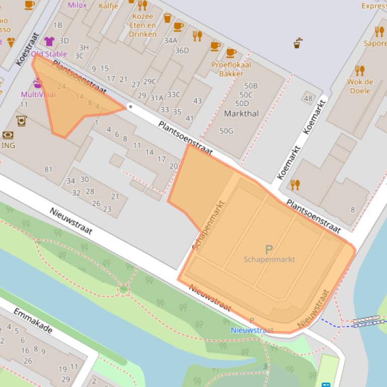 Kaart van postcodegebied 1441CX.